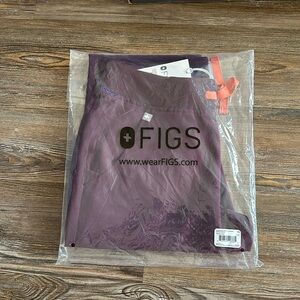 NWT Figs Zamora jogger- deep purple, XSP